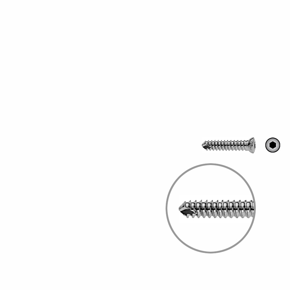 V-Schraube Humerus 18mm x dia 4,0mm 