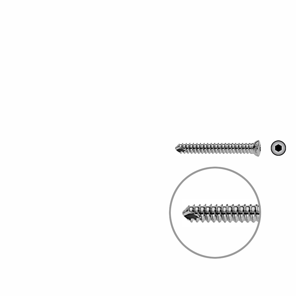 Humer.Locking Screw28mm x dia 4,0mm 