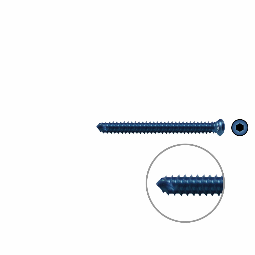 FIDES Humer.Lock. Screw35mm x dia 4,0mm TI 