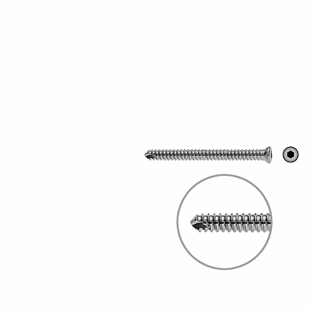 V-Schraube Humerus 40mm x dia 4,0mm 