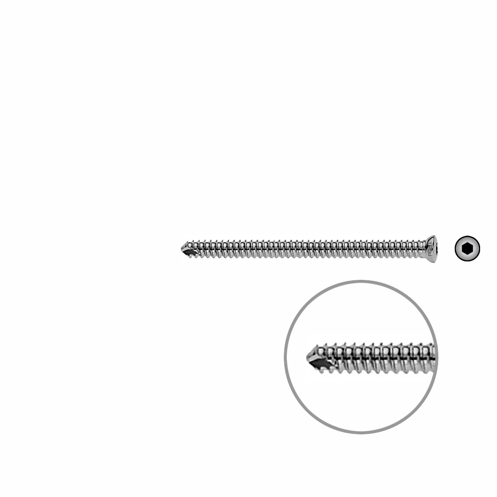 V-Schraube Humerus 50mm x dia 4,0mm 