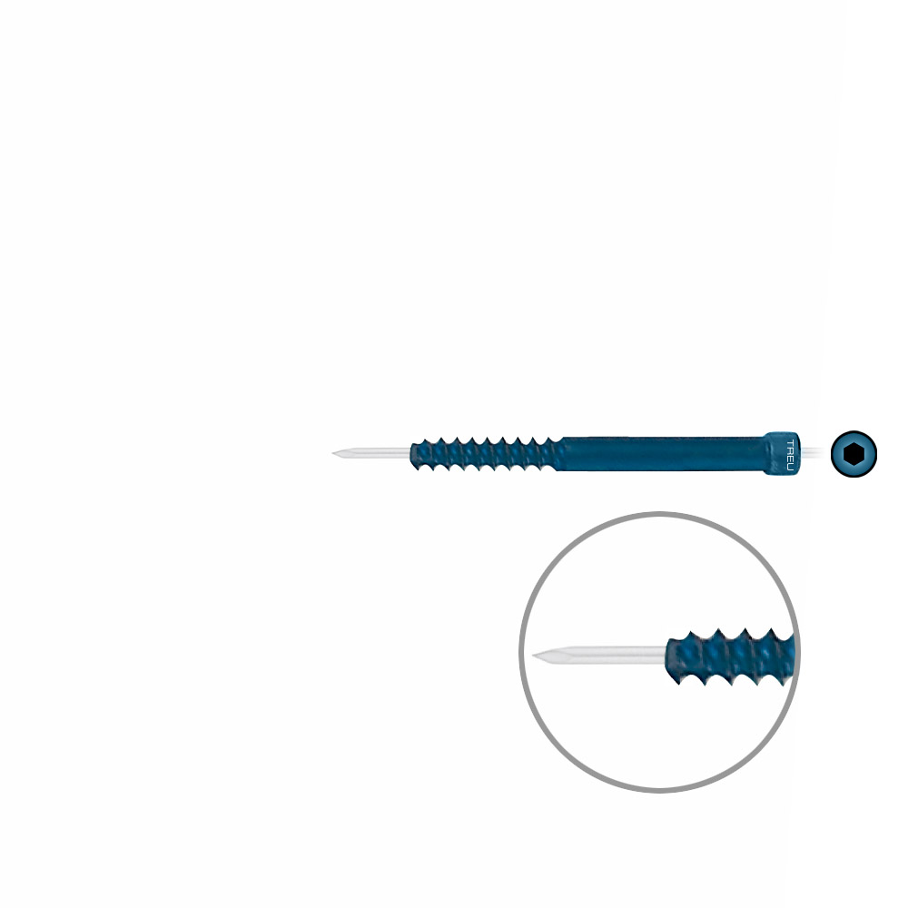 Titan lag bolts with shaft Ø 6,4mm cannulated x 65mm 