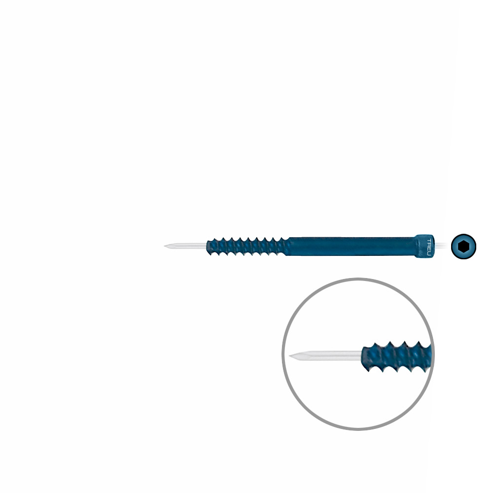 Titan lag bolts with shaft Ø 6,4mm cannulated x 70mm 