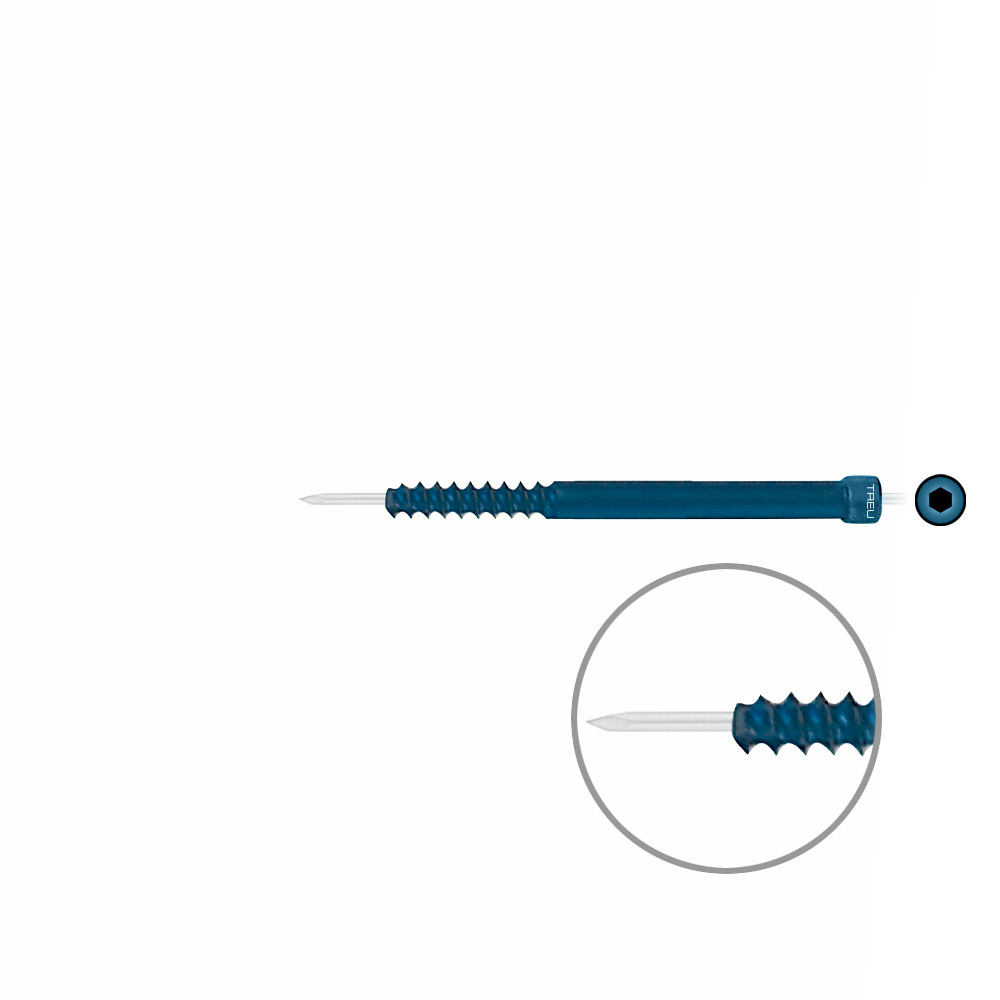 Titan lag bolts with shaft Ø 6,4mm cannulated x 75mm 