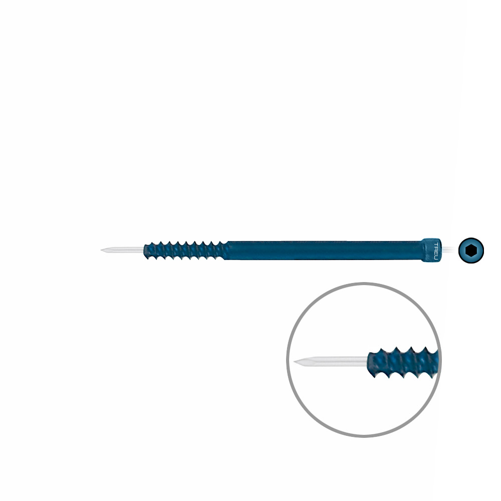 Titan lag bolts with shaft Ø 6,4mm cannulated x 90mm 