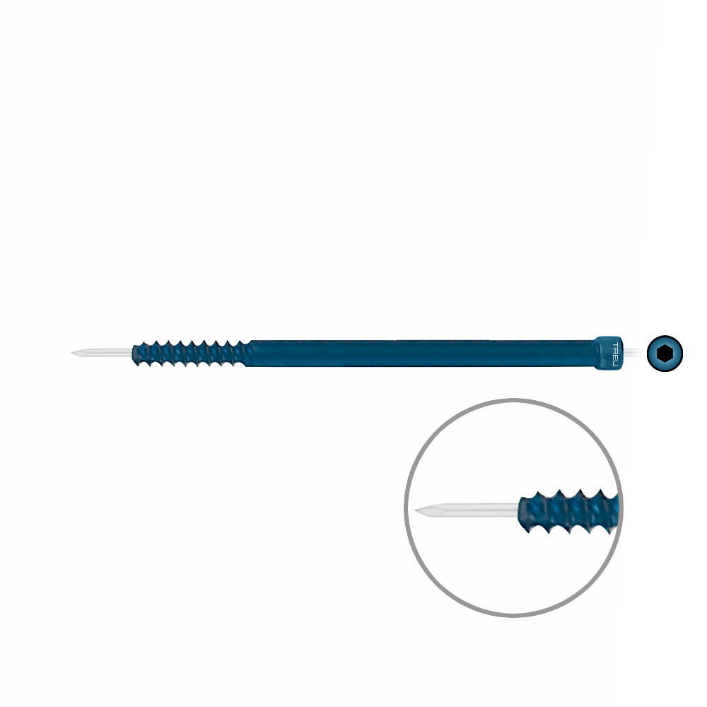 Titan lag bolts with shaft Ø 6,4mm cannulated x 105mm 