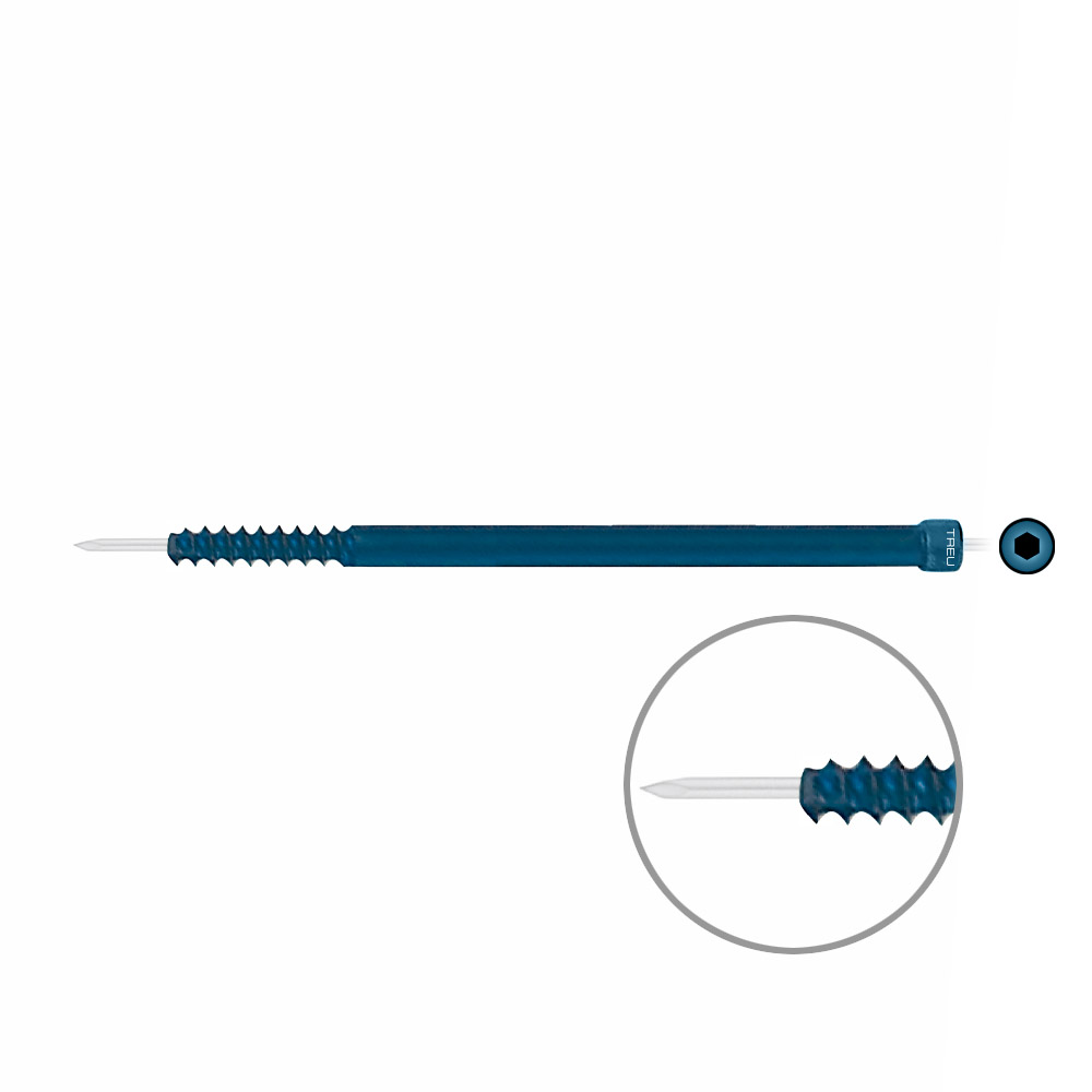 Titan lag bolts with shaft Ø 6,4mm cannulated x 110mm 