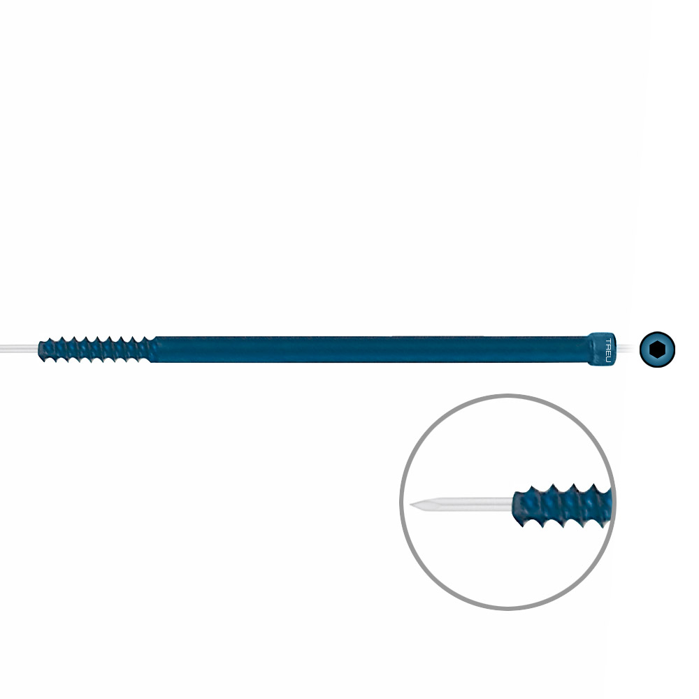 Titan lag bolts with shaft Ø 6,4mm cannulated x 125mm 