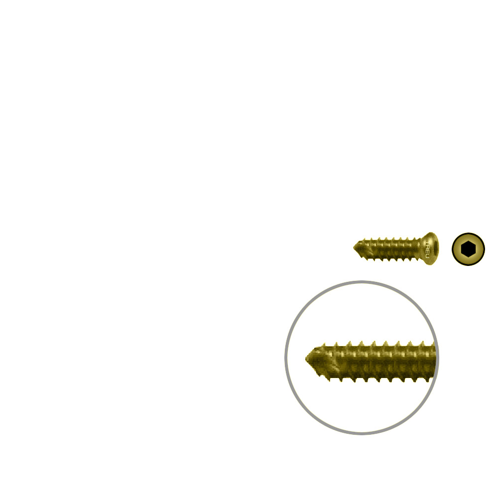 FIDES V-Schraube Humerus 12mm x 3,5mm TITAN 