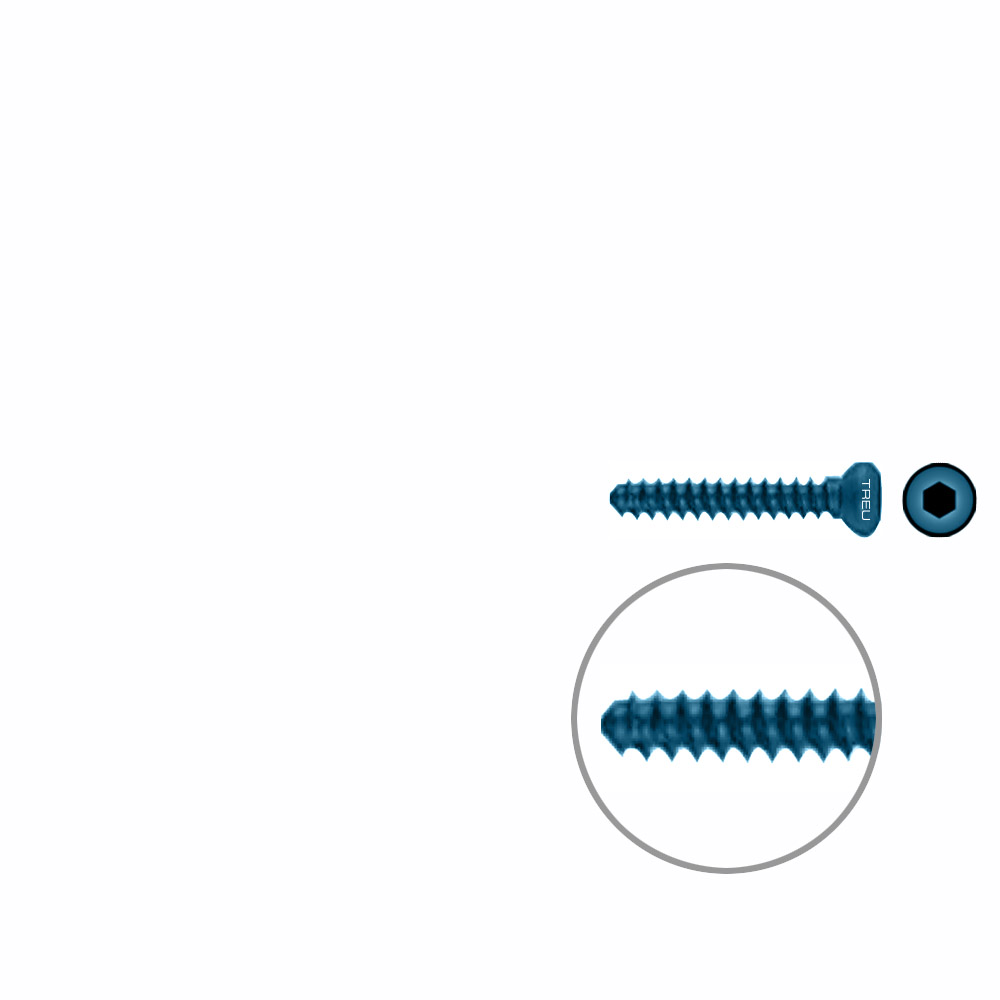 Prox.Ulna/Radius Screw TI Ø 2,7mm x 16mm 