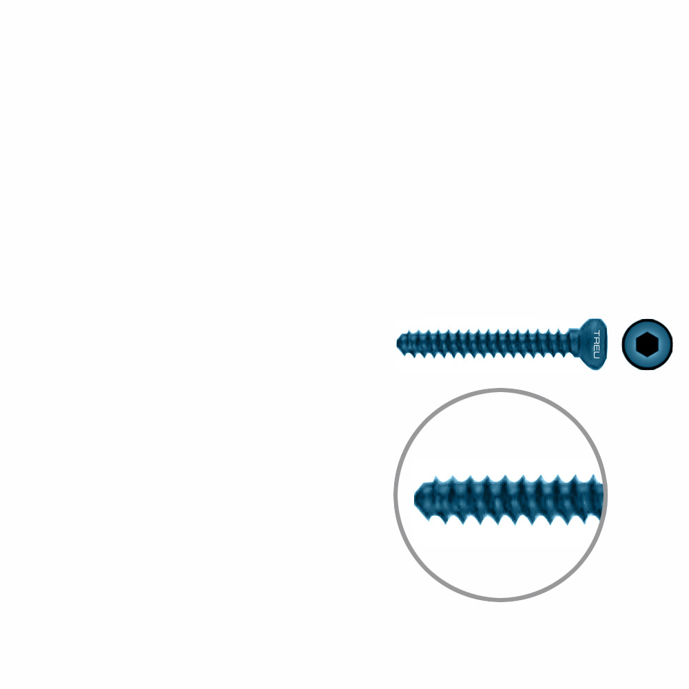 Prox.Ulna/Radius Screw TI Ø 2,7mm x 18mm 