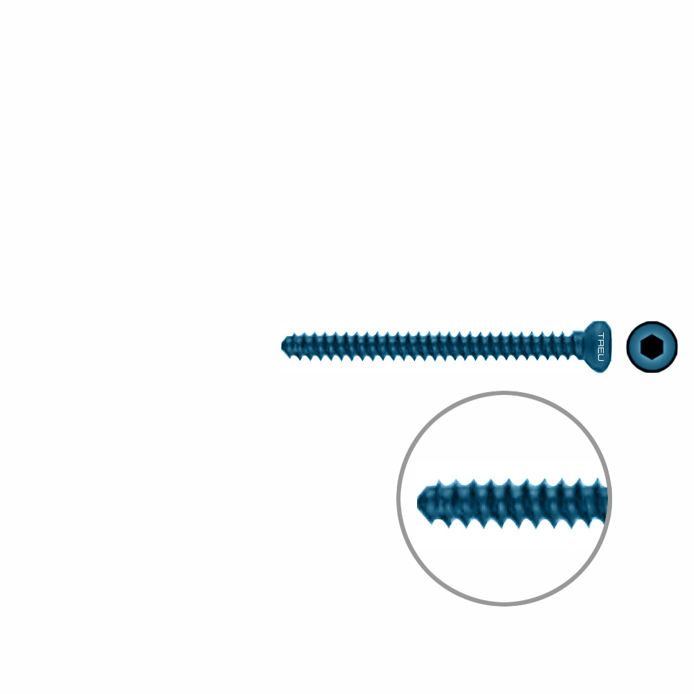 Prox.Ulna/Radius Screw Ø 2,7mm x 28mm TI 