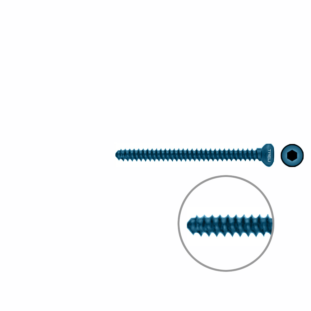 Prox.Ulna/Radius Screw, Titanium Ø 2,7mm x 30mm 