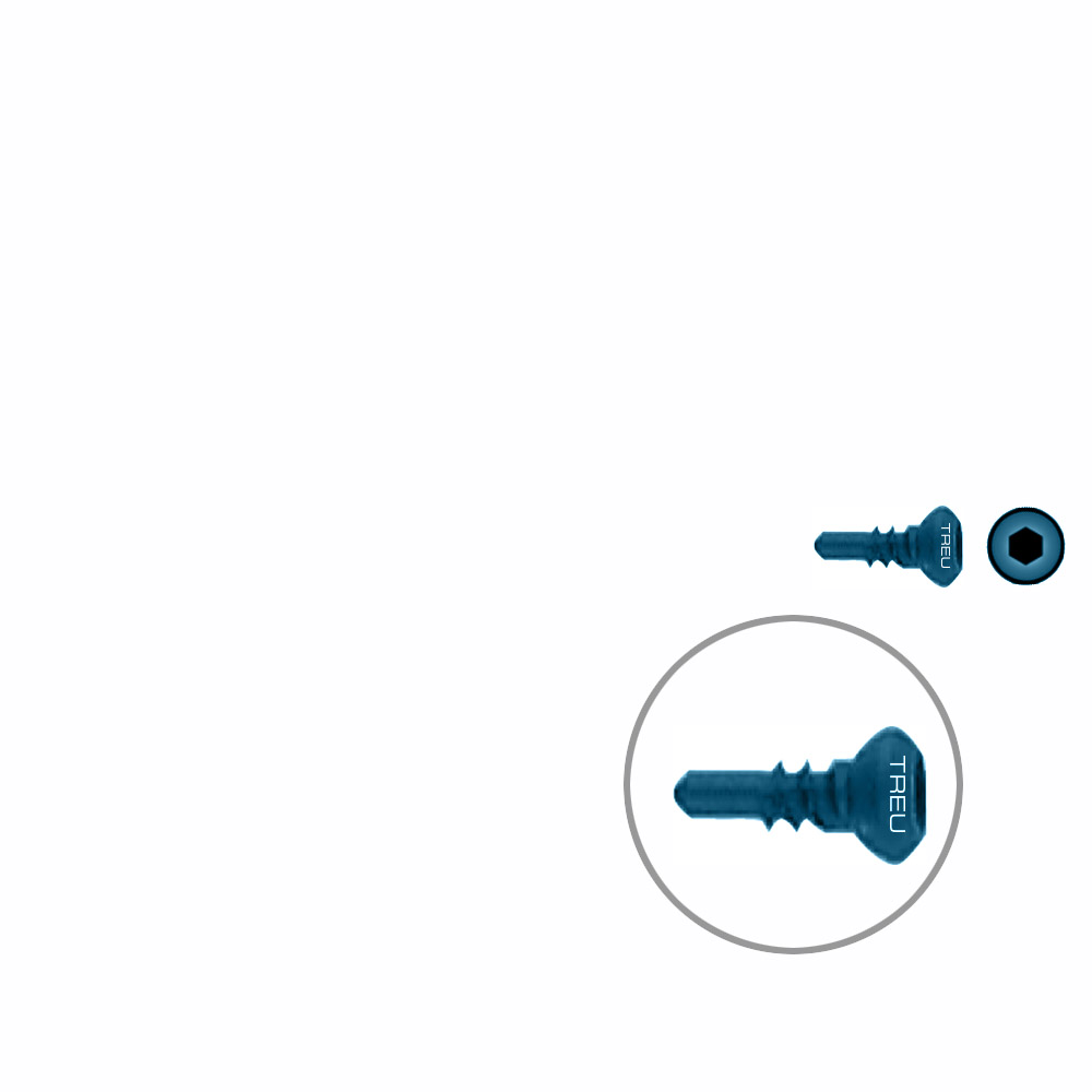 Dist. Ulna/Radius Screw Ø 2,7mm x 8,0 mm TI 