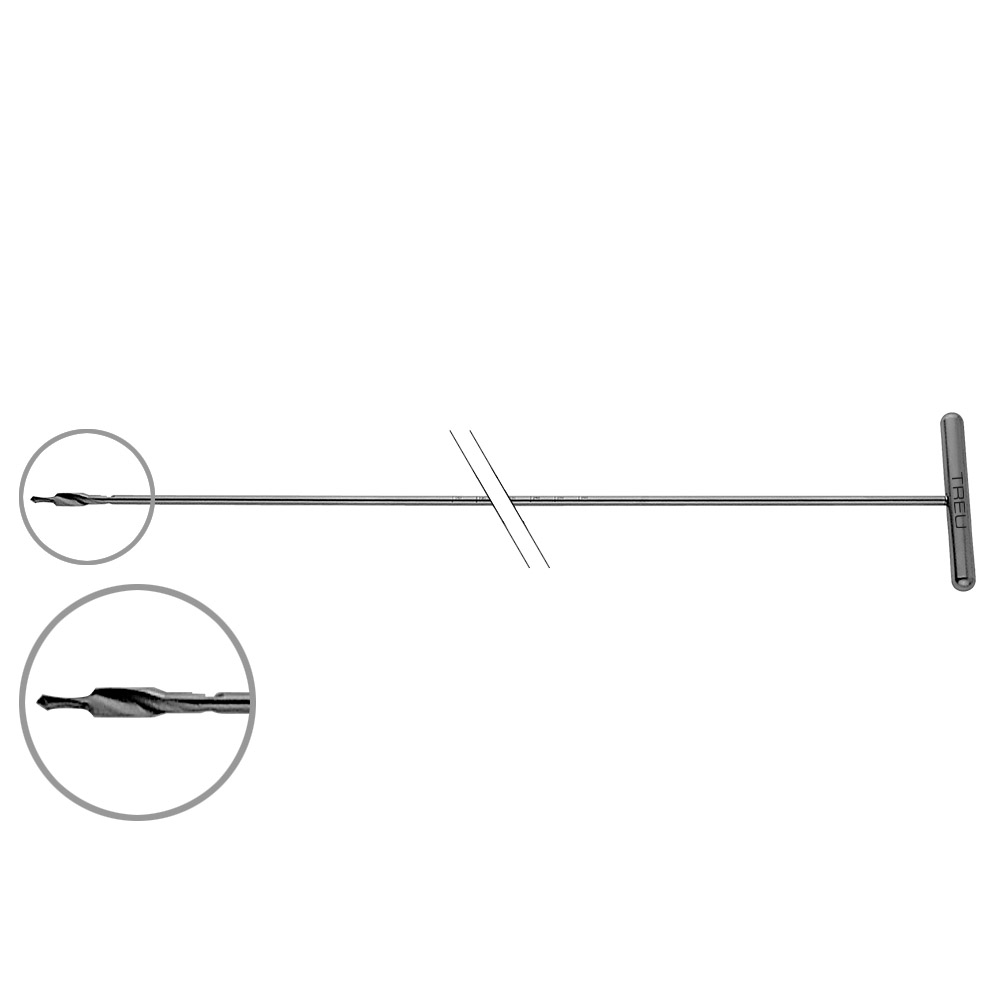 Fräser mit T-Griff ø6,0 mm für Ulna / Radius Nägel 