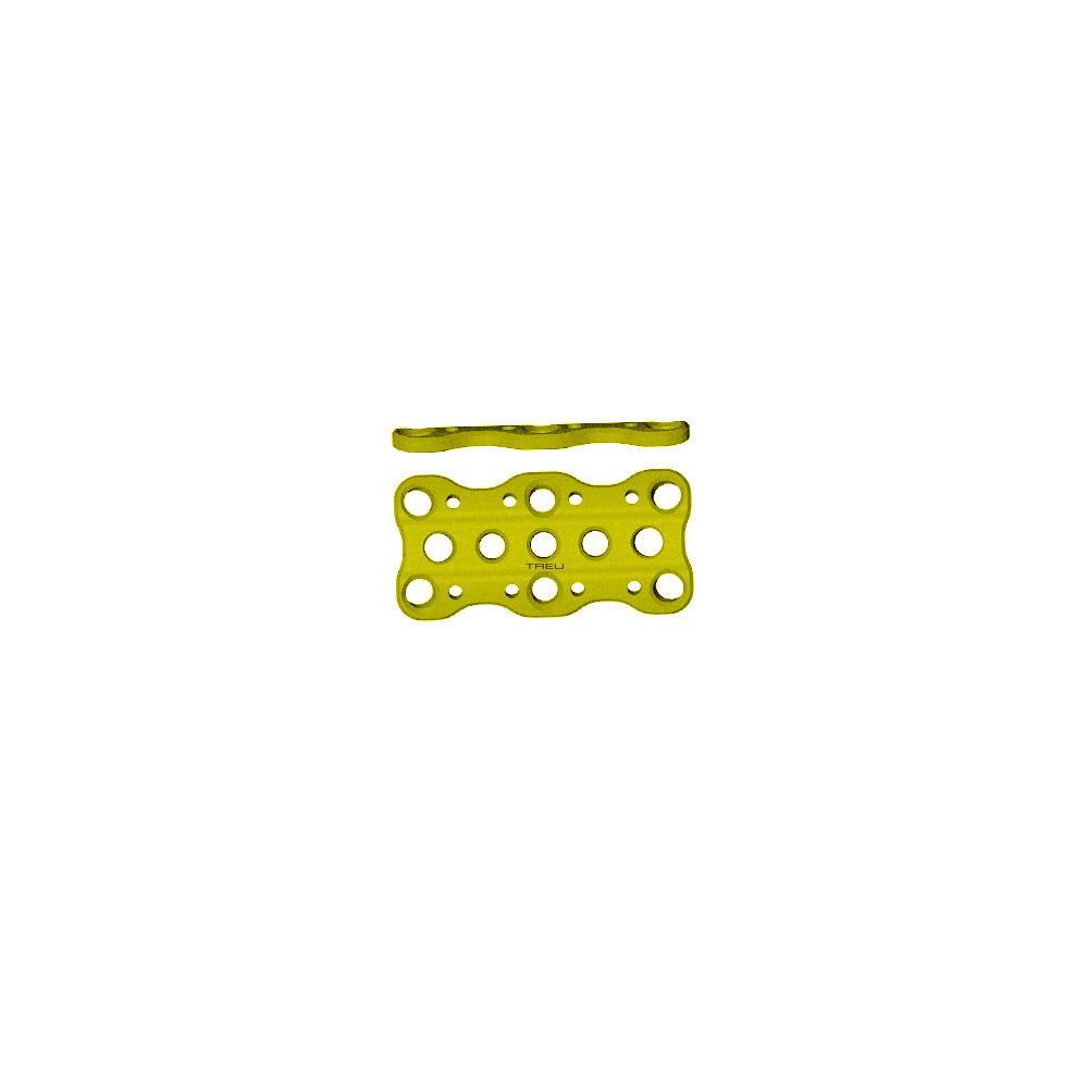 TWS Cervical Spine Plate angle- stable Level Height 20 Levels 2Colour yellow TI 