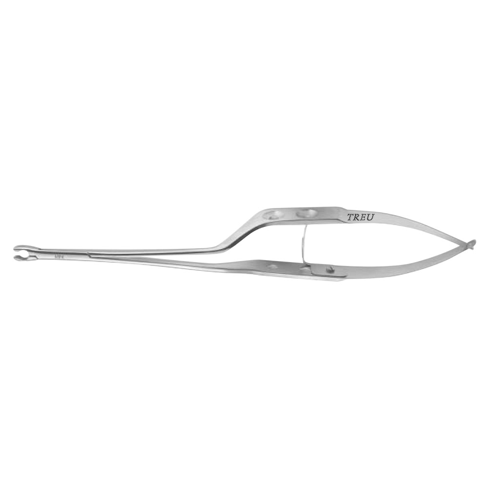 Appl.Forceps. f. Mini Clips 21,0cm 8 1/4, Mouth fixed 