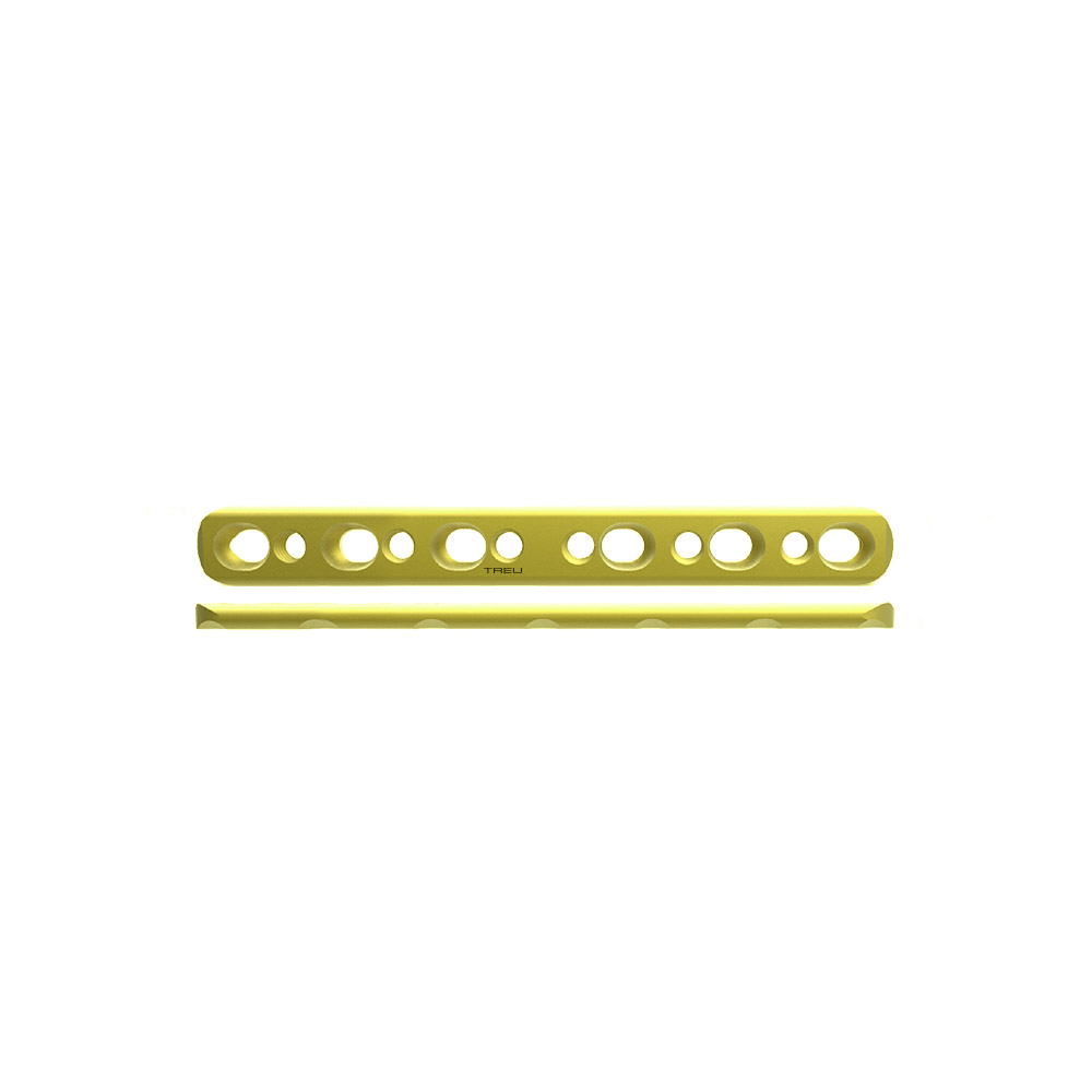 TS 4.5-5.0 LOCKIT Plate, narrow, 6 holes 116mm, Titanium 