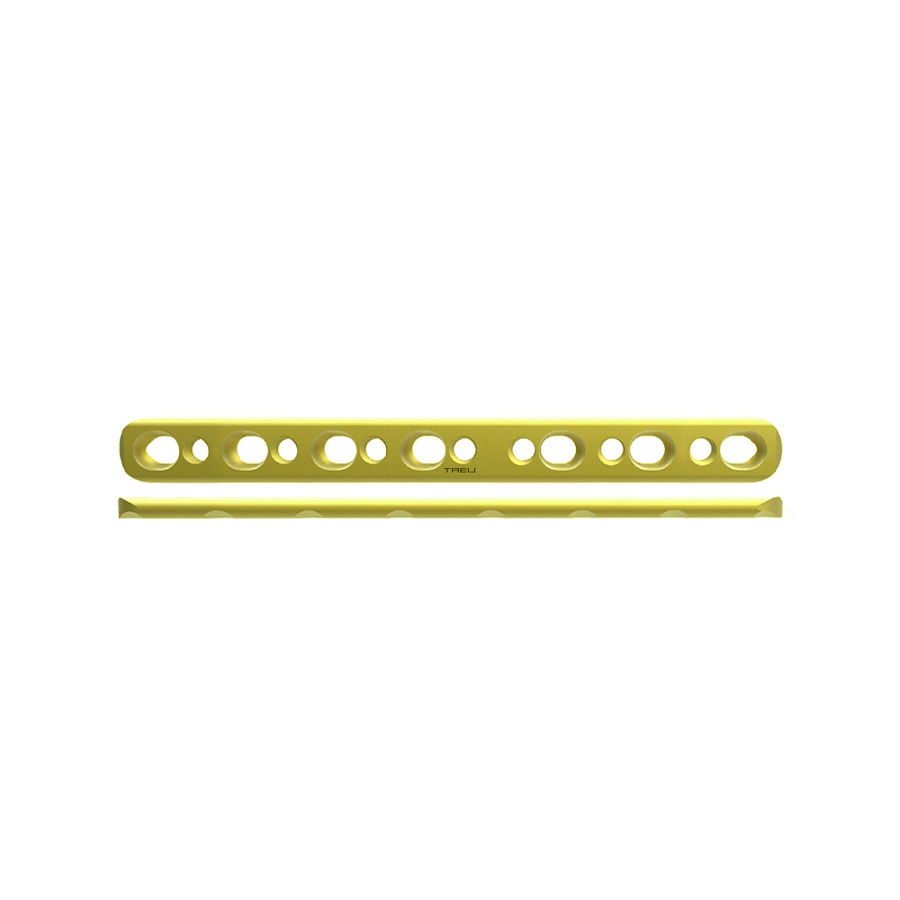 TS 4.5-5.0 LOCKIT Plate, narrow, 7 holes 134mm, Titanium 