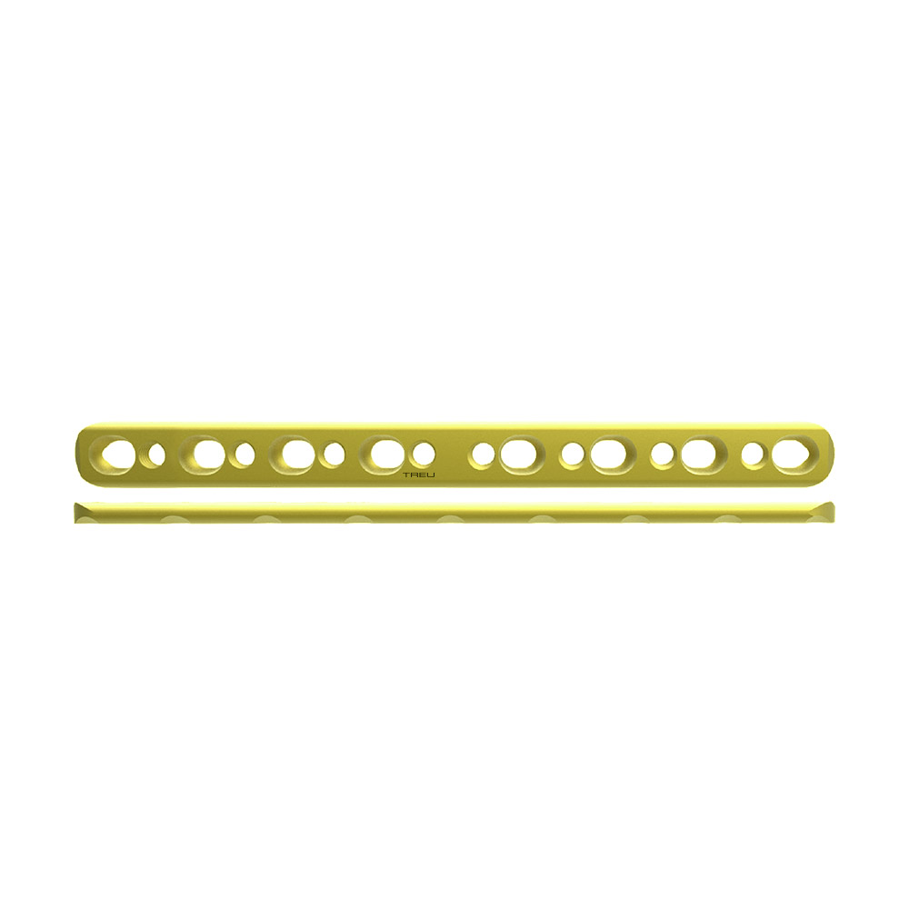 TS 4.5-5.0 LOCKIT Plate, narrow, 8 holes 152mm, Titanium 