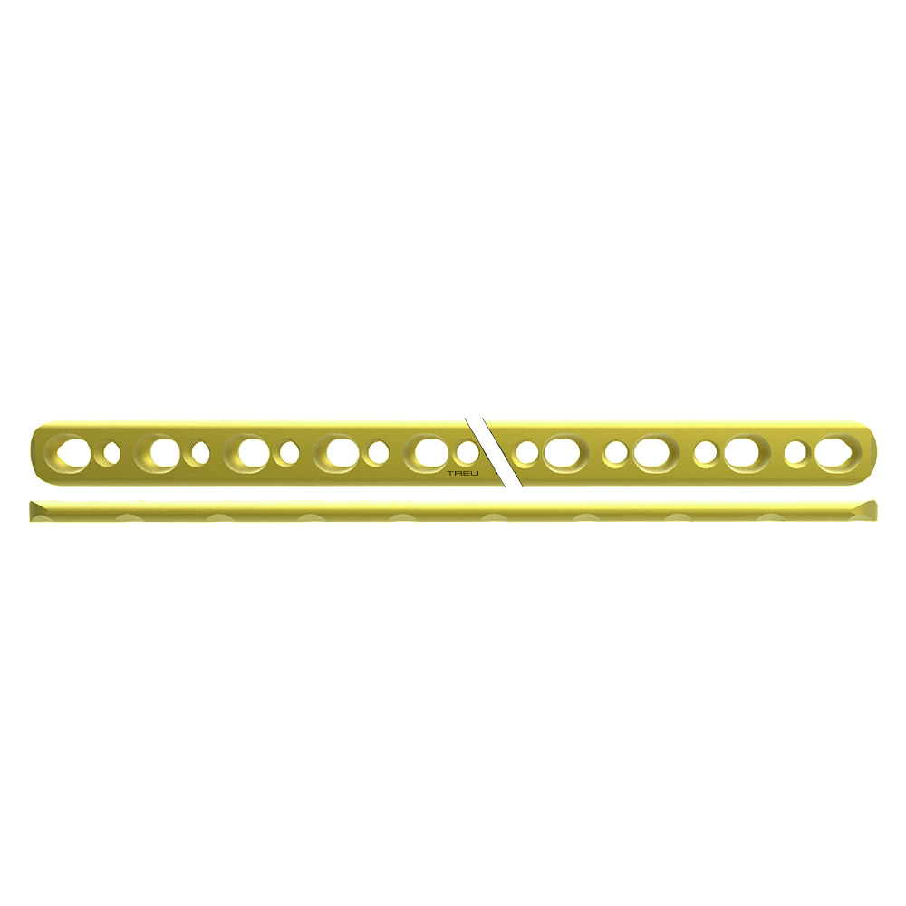 TS 4.5-5.0 LOCKIT Plate, narrow, 10 h 188mm, Titanium 