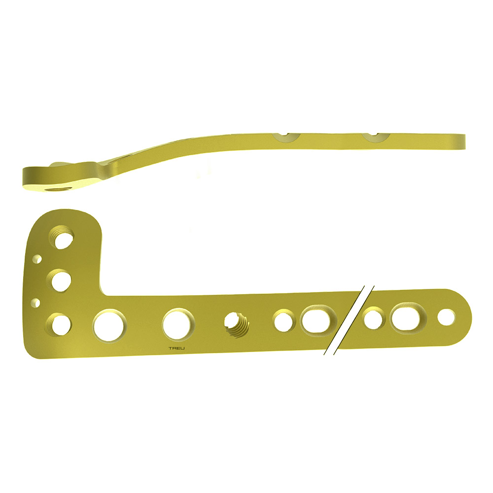 TS 4.5-5.0 LOCKIT prox. Tibia Plate 10 h 190mm, left, Titanium 