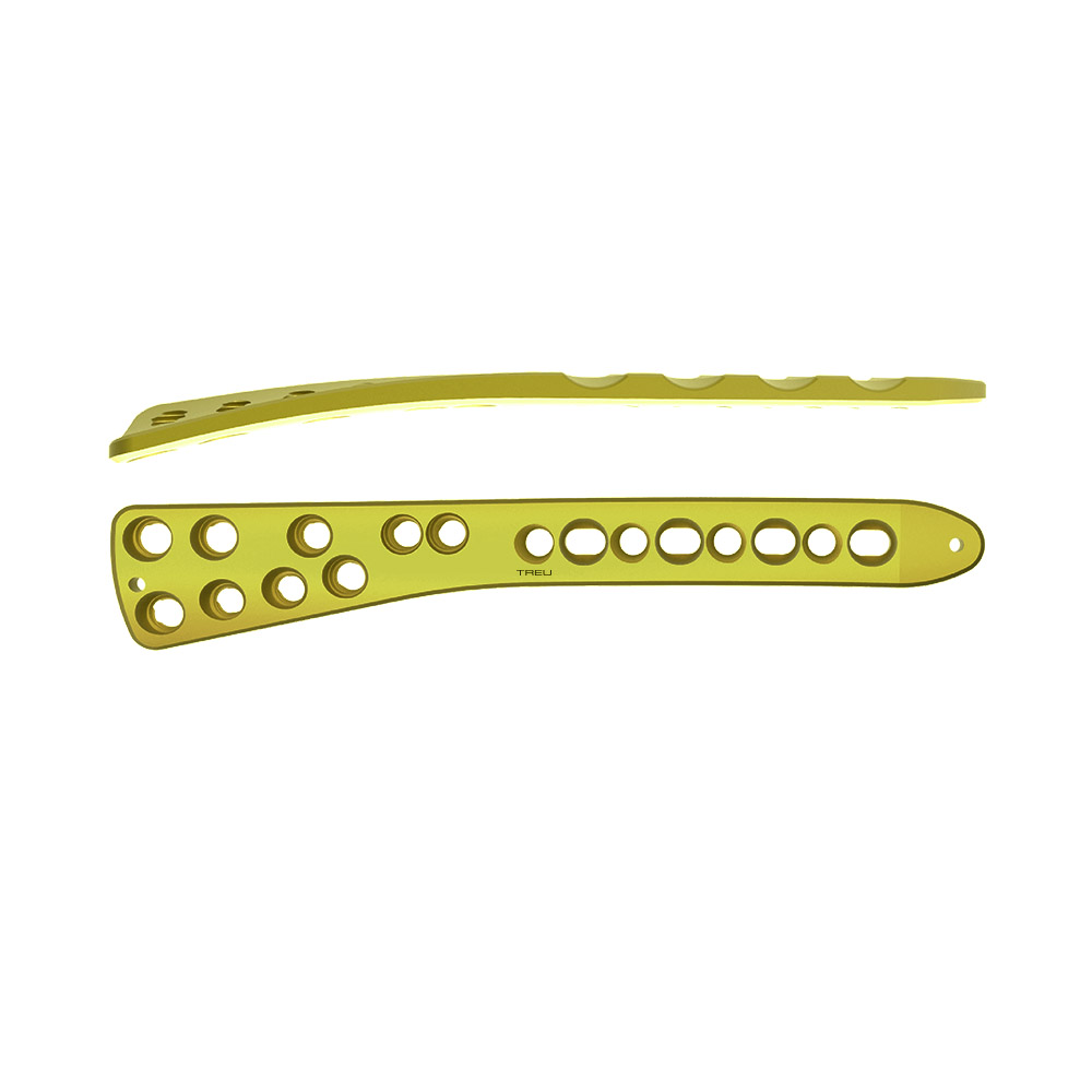 TS 3.5 LOCKIT medial distal tibia plate right 4 H, 116mm titanium 