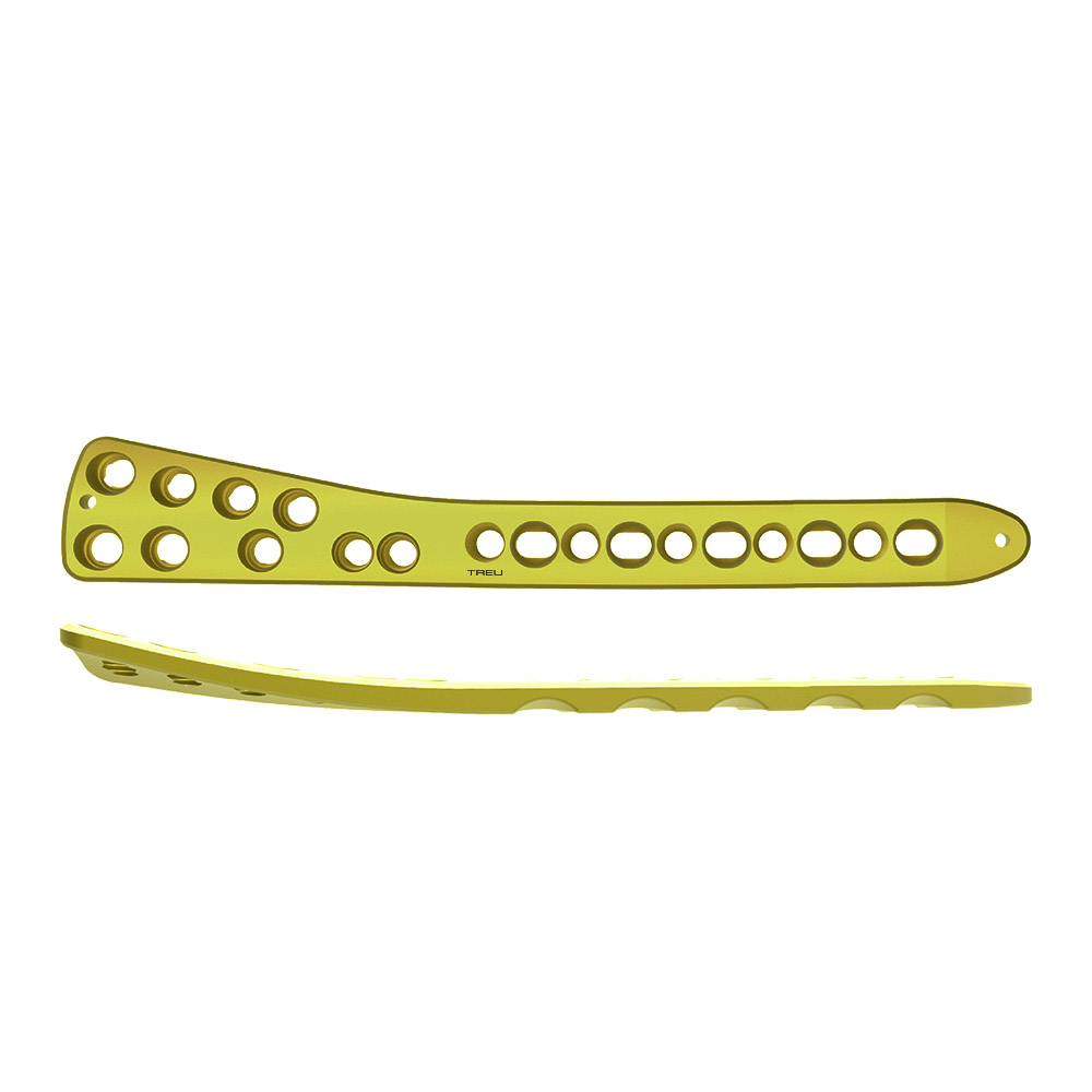 TS 3.5 LOCKIT medial distal tibia plate left 6 H, 142mm titanium 