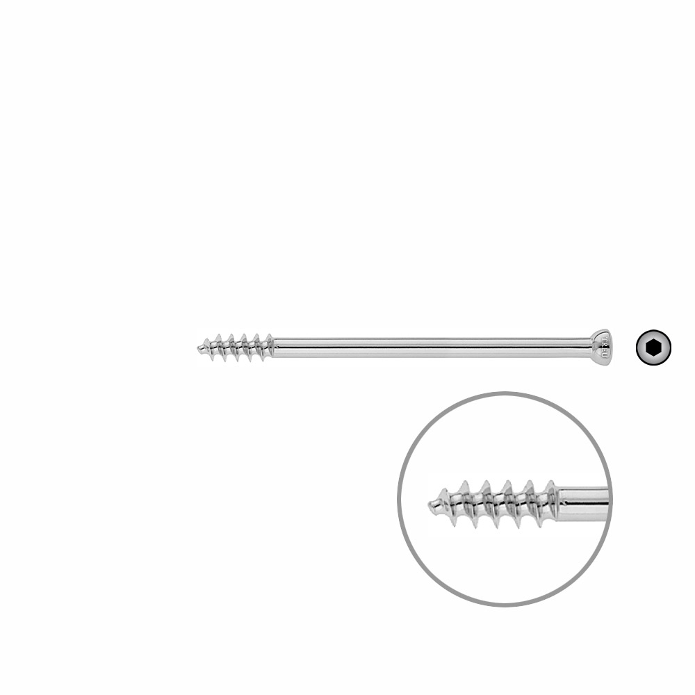 Spongiosa screw 6.5x 90mm thr. 16mm 