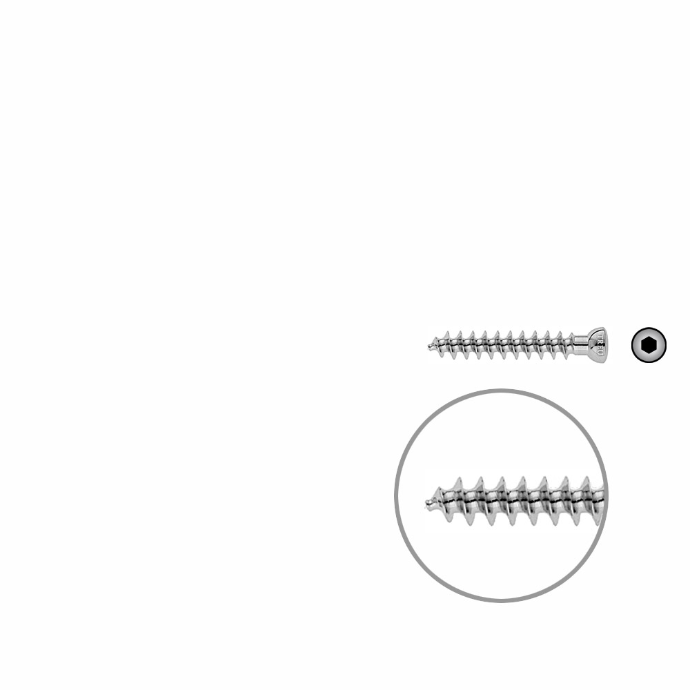 Spongiosa screw 6,5x 40mm thr. 32mm 