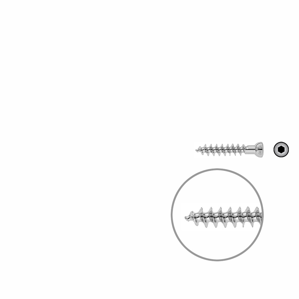 Spongiosa screw 6.5x 35mm full thr. 