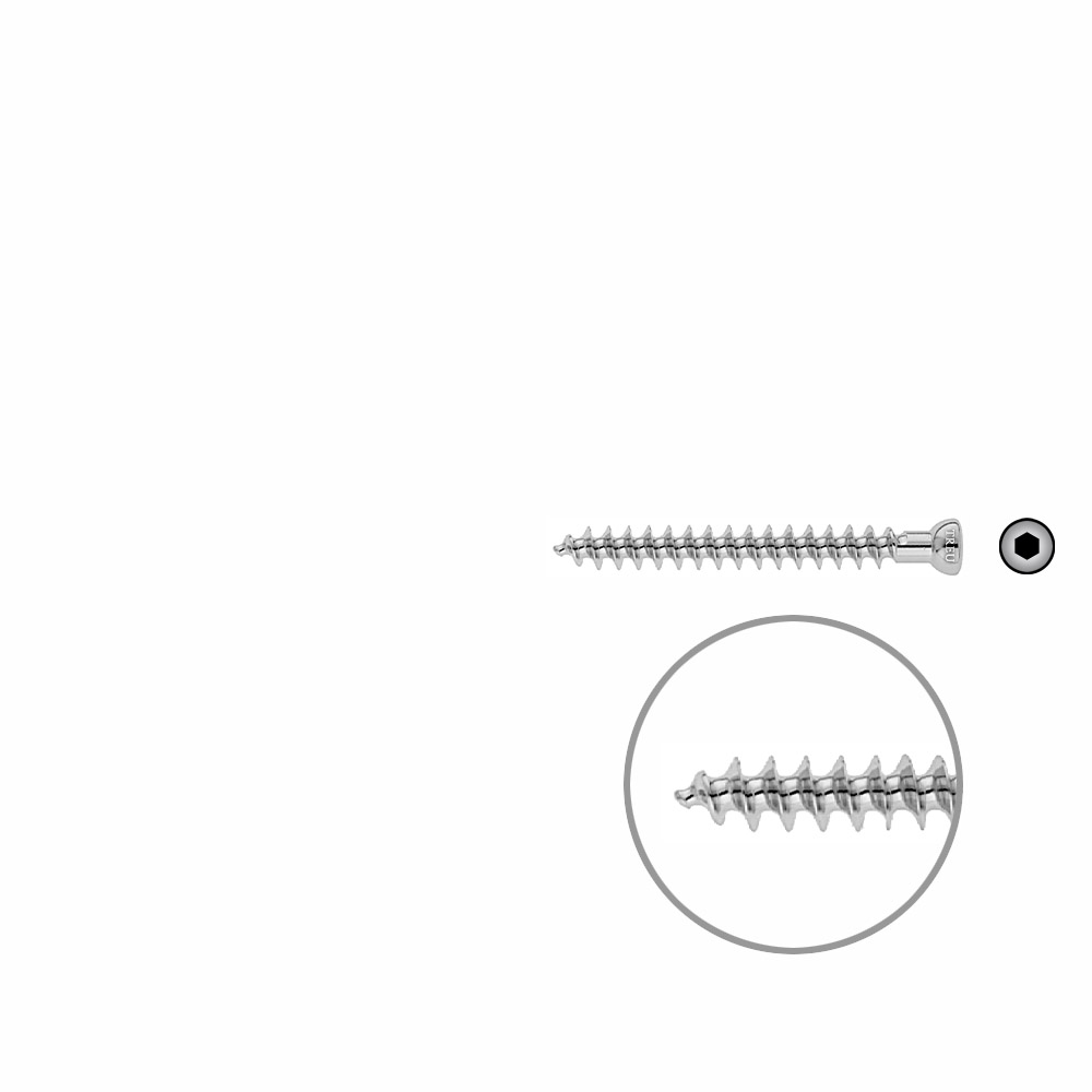 Spongiosa screw 6.5x 57mm full thr. 