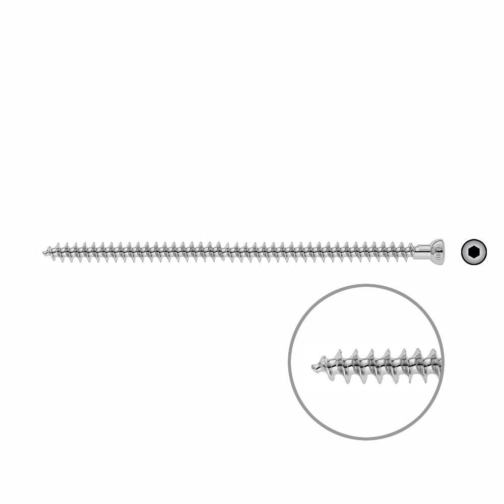 Spongiosa screw 6,5x 120mm full thr 