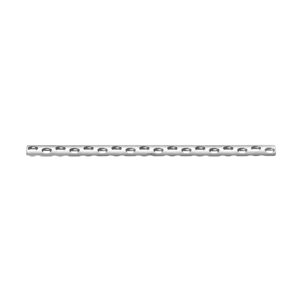 MTP plate broad 18-holes 322mm length steel fixation plate 4,5mm 