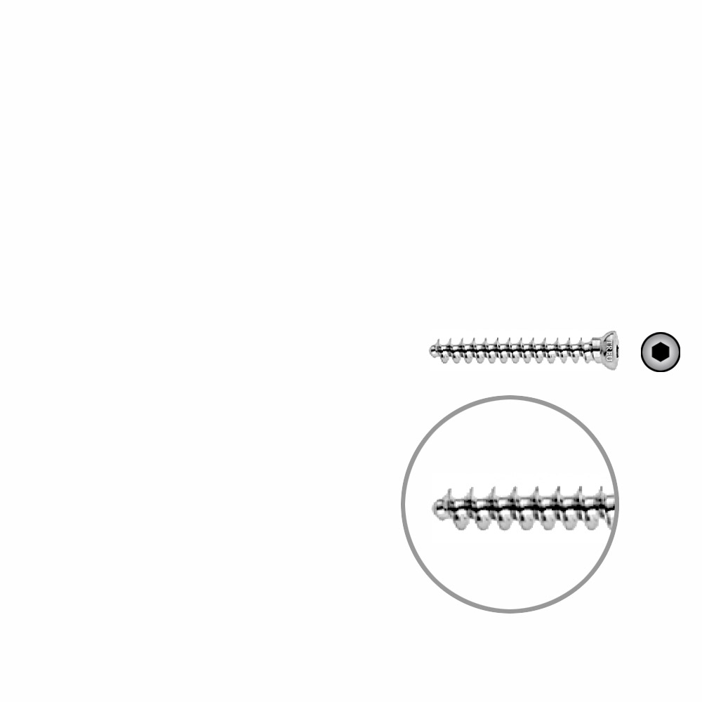 Spongiosaschraube 3,5 x 28mm 