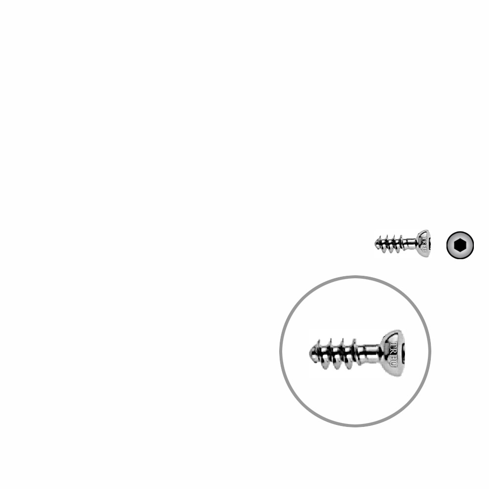 Cancellous Screw 4mm half thr. 12mm 