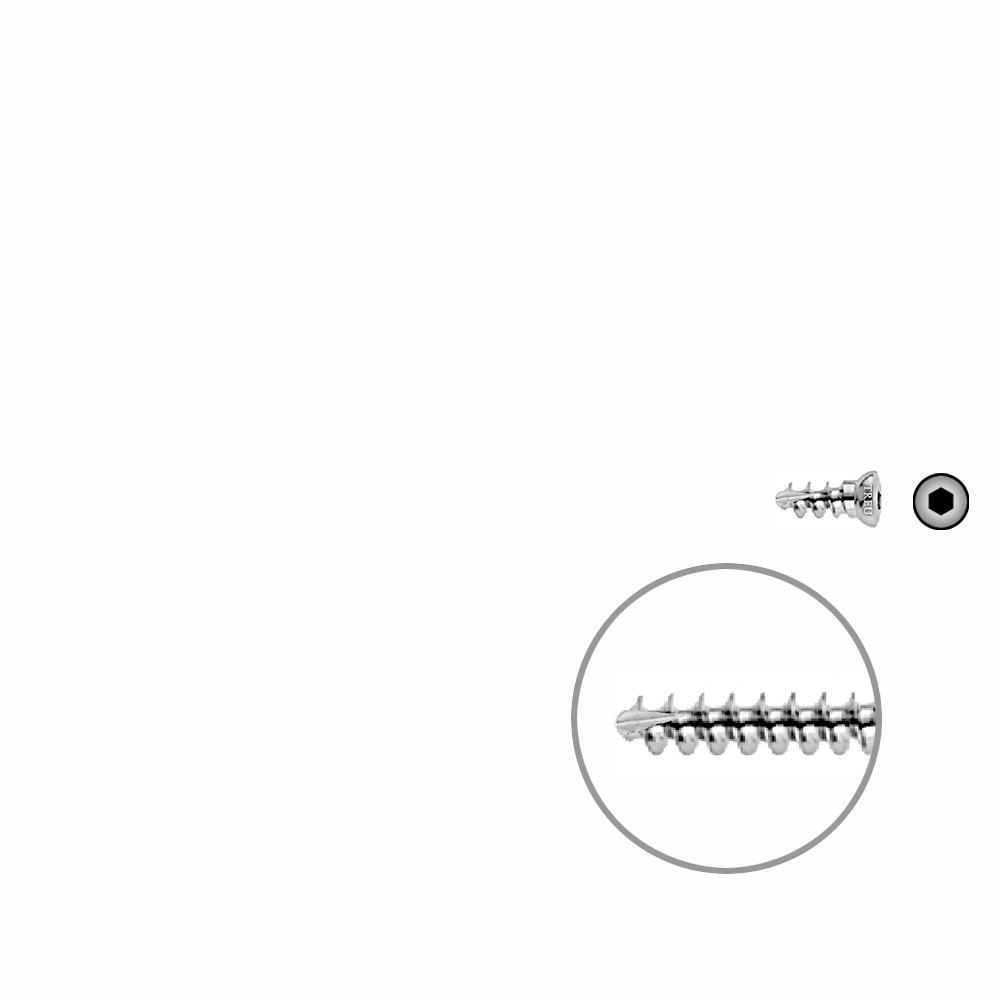 Cancellous bone screw 3.5 x 11mm 