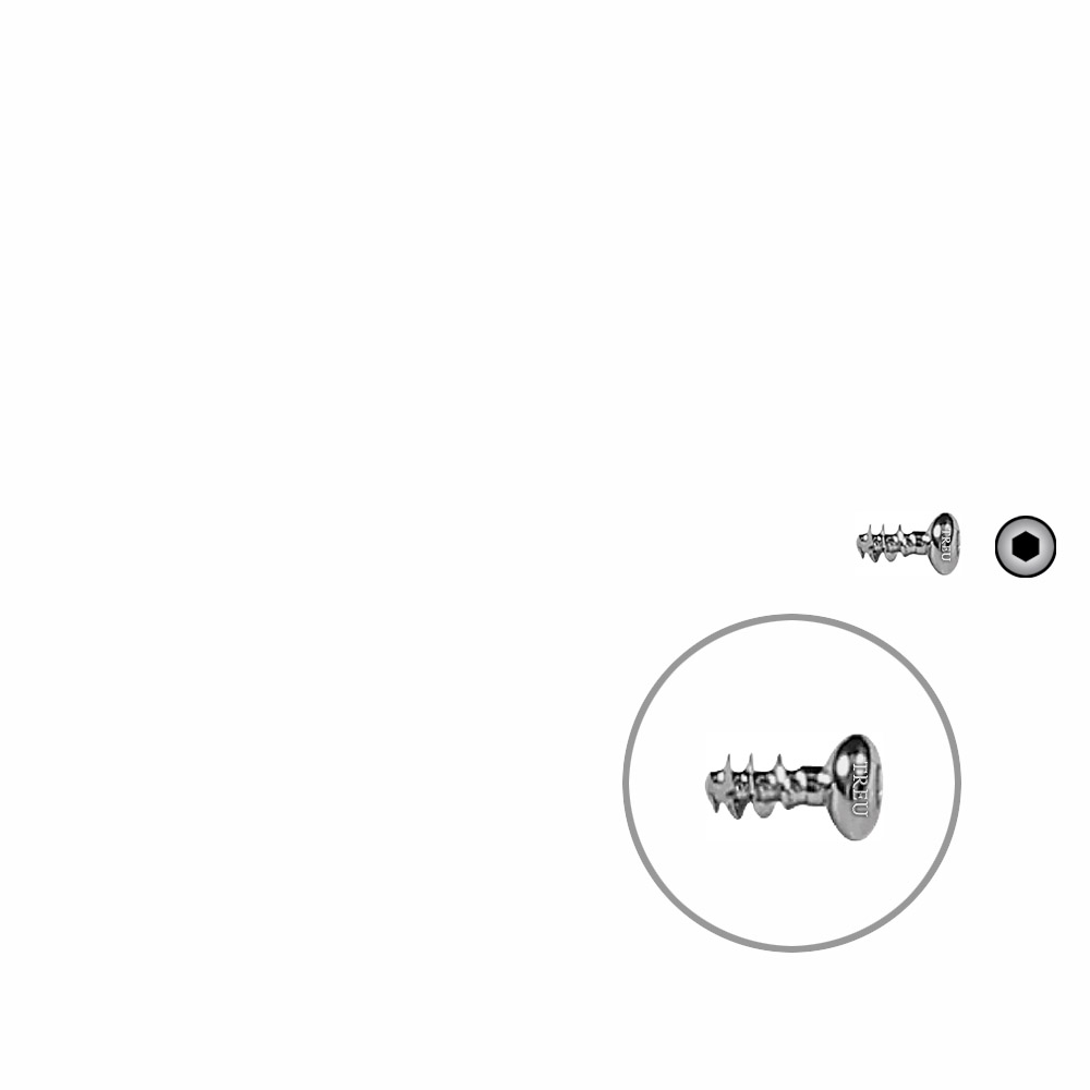 Cancellous Screw 4mm full thr. 10mm selfcutting 