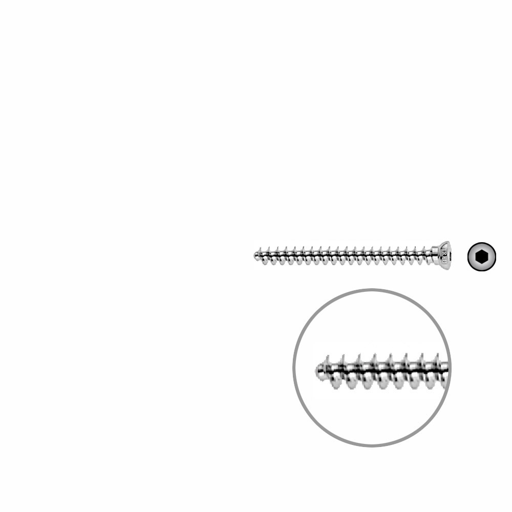 Cancellous Screw 4mm full thr. 40mm 