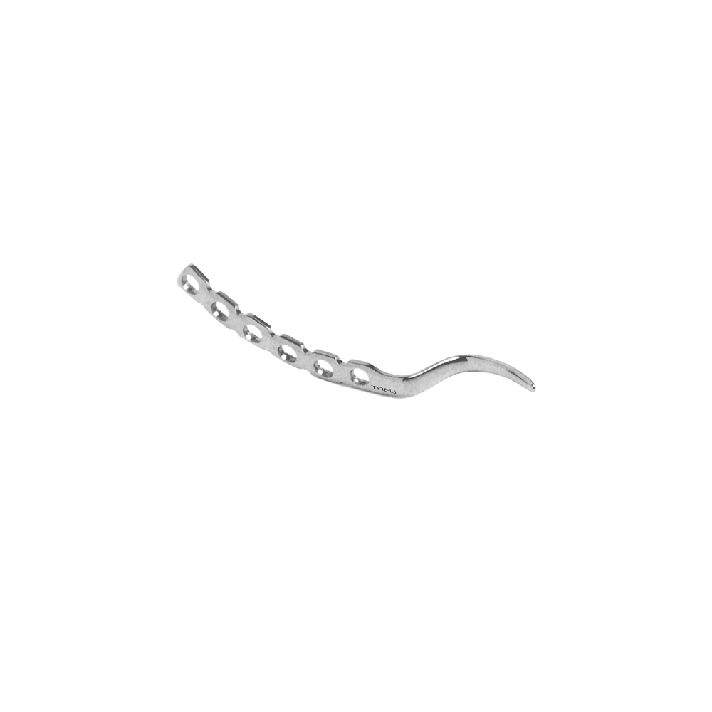 Steel Anatomic Hook Pl. 6-H. right 106mm 3.5 / 4.0mm 