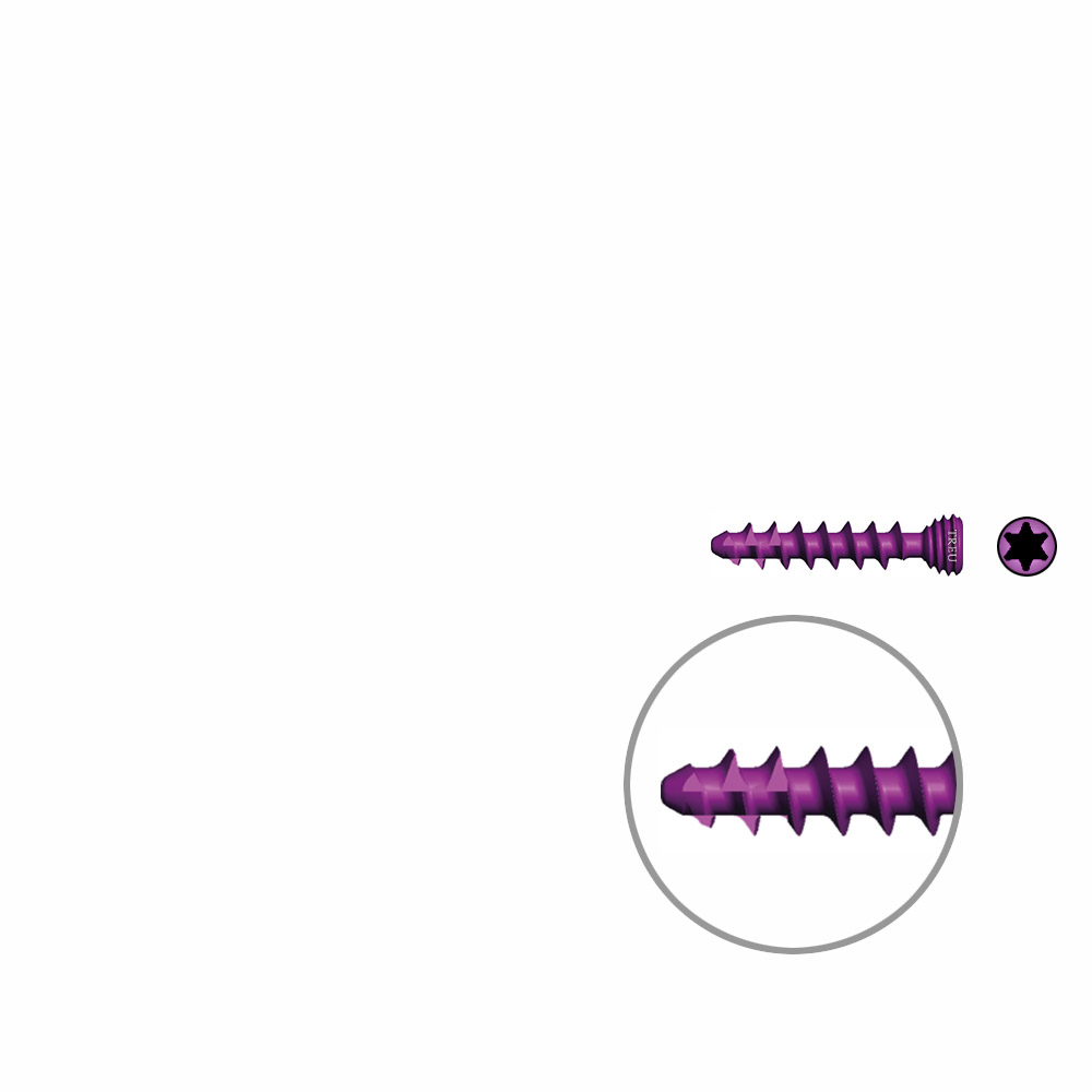 Cancel. Screws Ø 3,0mm, 16mm self-tapping angle- stable / TI 