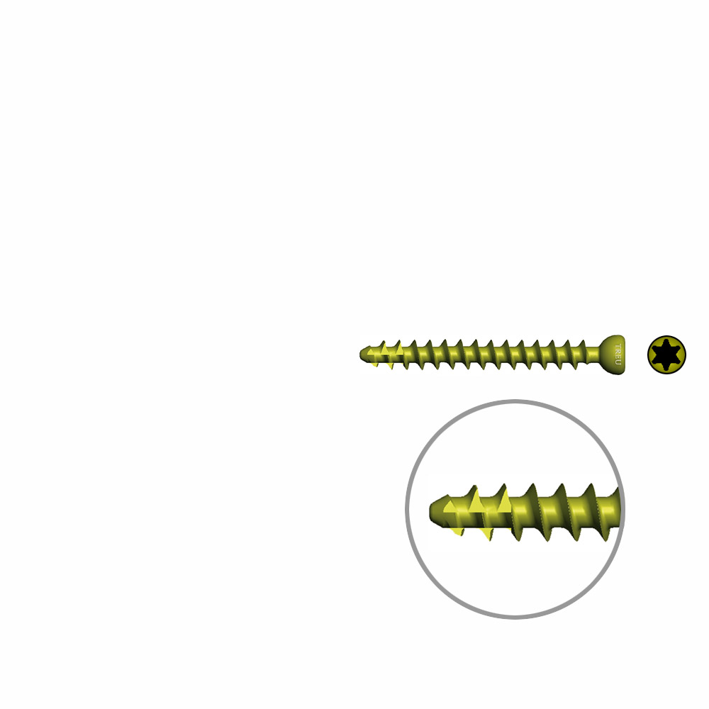 Cancellous Screws self- tapping Ø 3,0mm, 26mm TI 