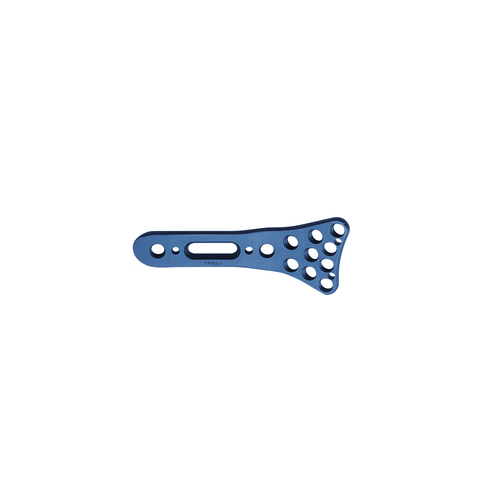 TRSsRadius Plate palmar small angle- stable 9 head-3shaft, left TI 