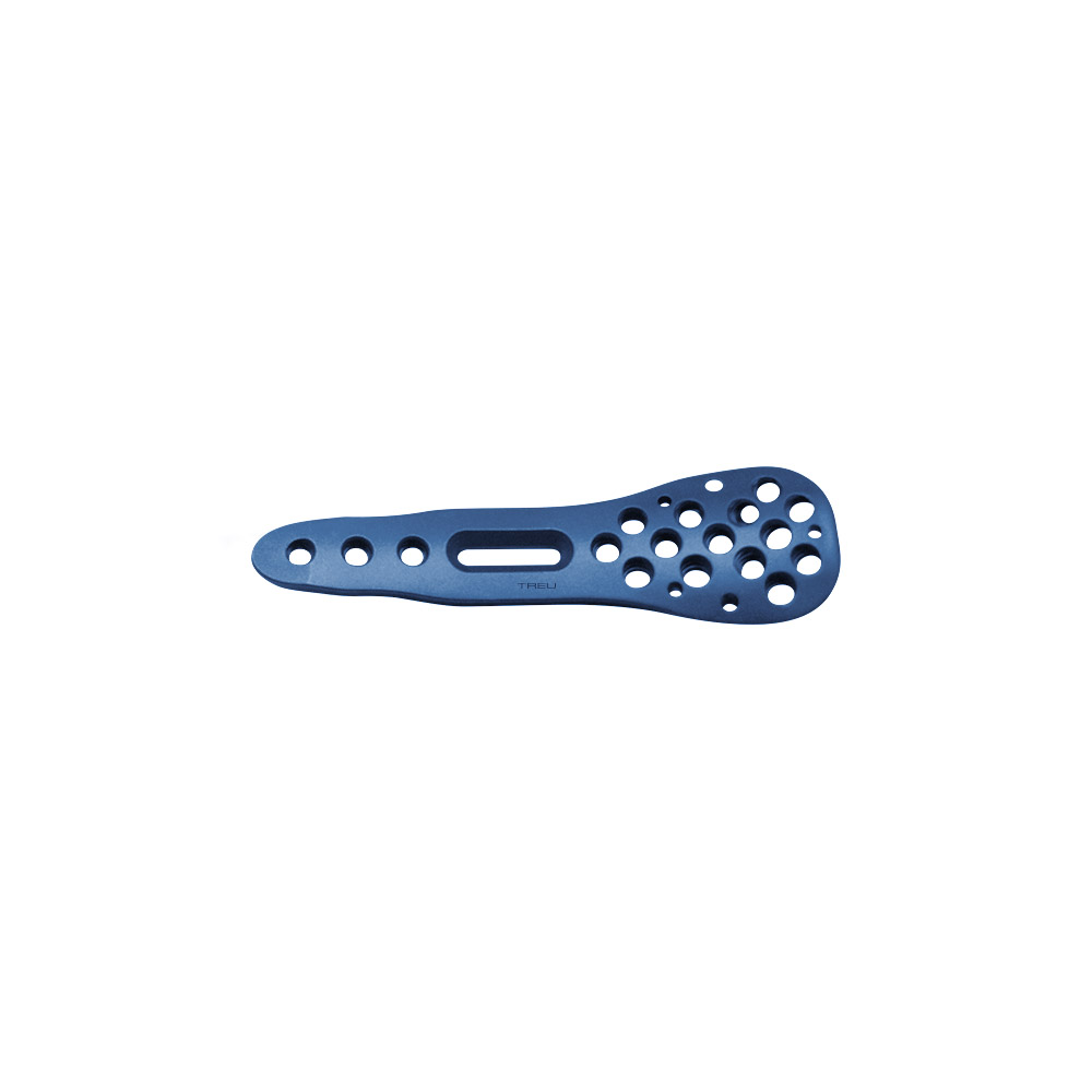 THS PHP Humerus Plate proximal standard. 14 holes 3 shaft / 84mm TI 