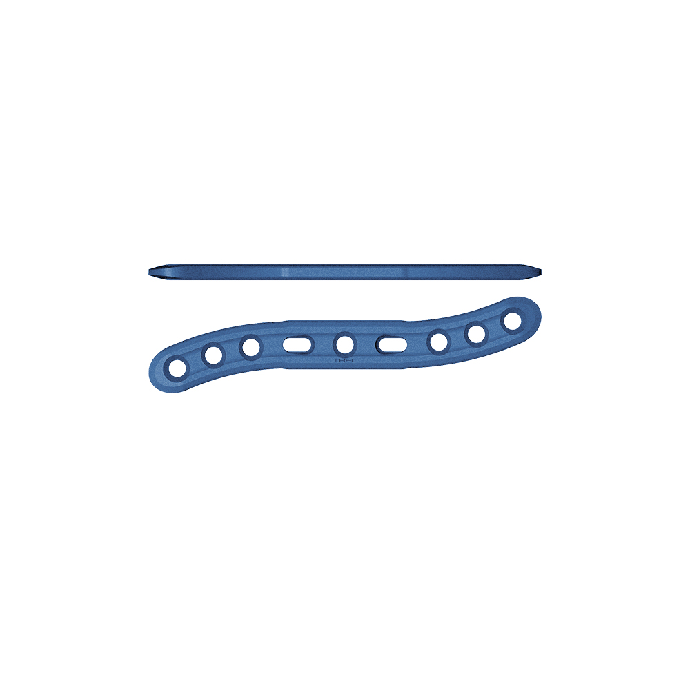 TCSe- Calvicle Plate Extended angle- stable. 9 holes/ left-right TI 