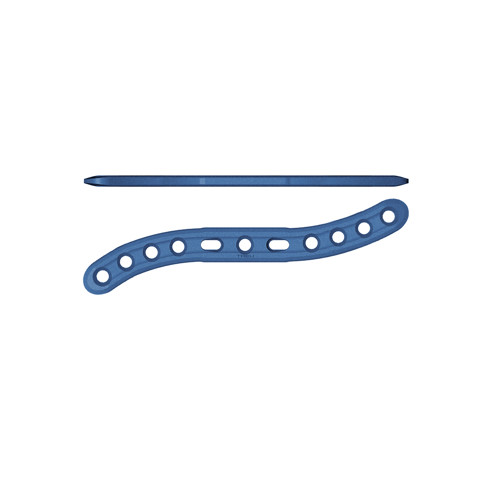 TCSe- Calvicle Plate Extended angle- stable. 11 holes/ left-right TI 