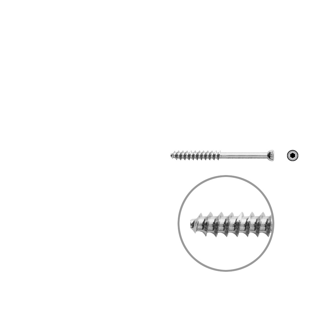 Hollow Screw 7 x 50mm thread 32mm 