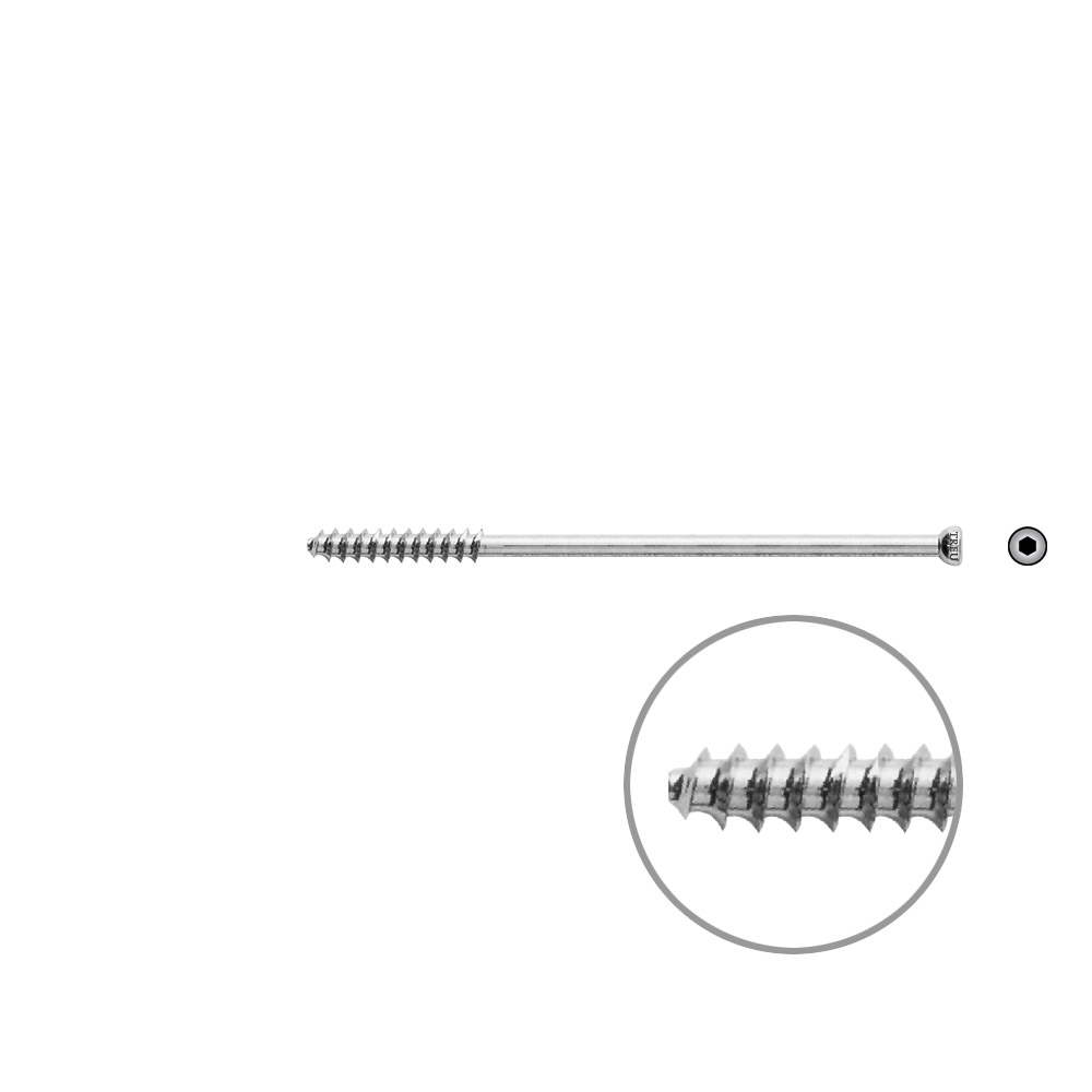 Hollow Screw 7 x 90mm thread 32mm 