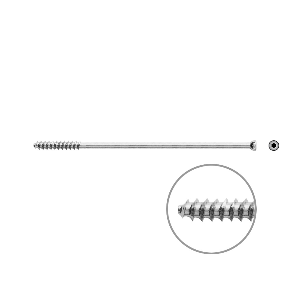 Hollow Screw 7 x 115mm thread 32mm 