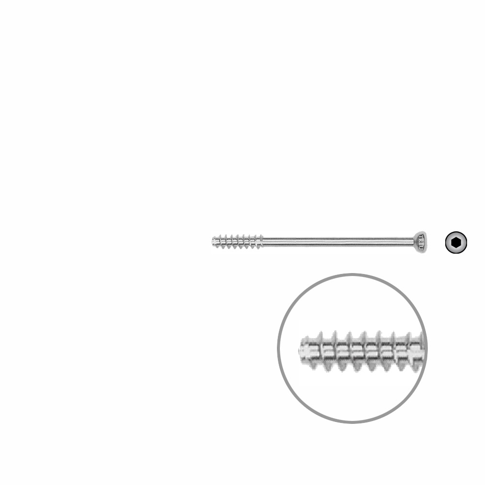 Hollow Screw 4,5 x 46mm half thread SELF TAPPING 